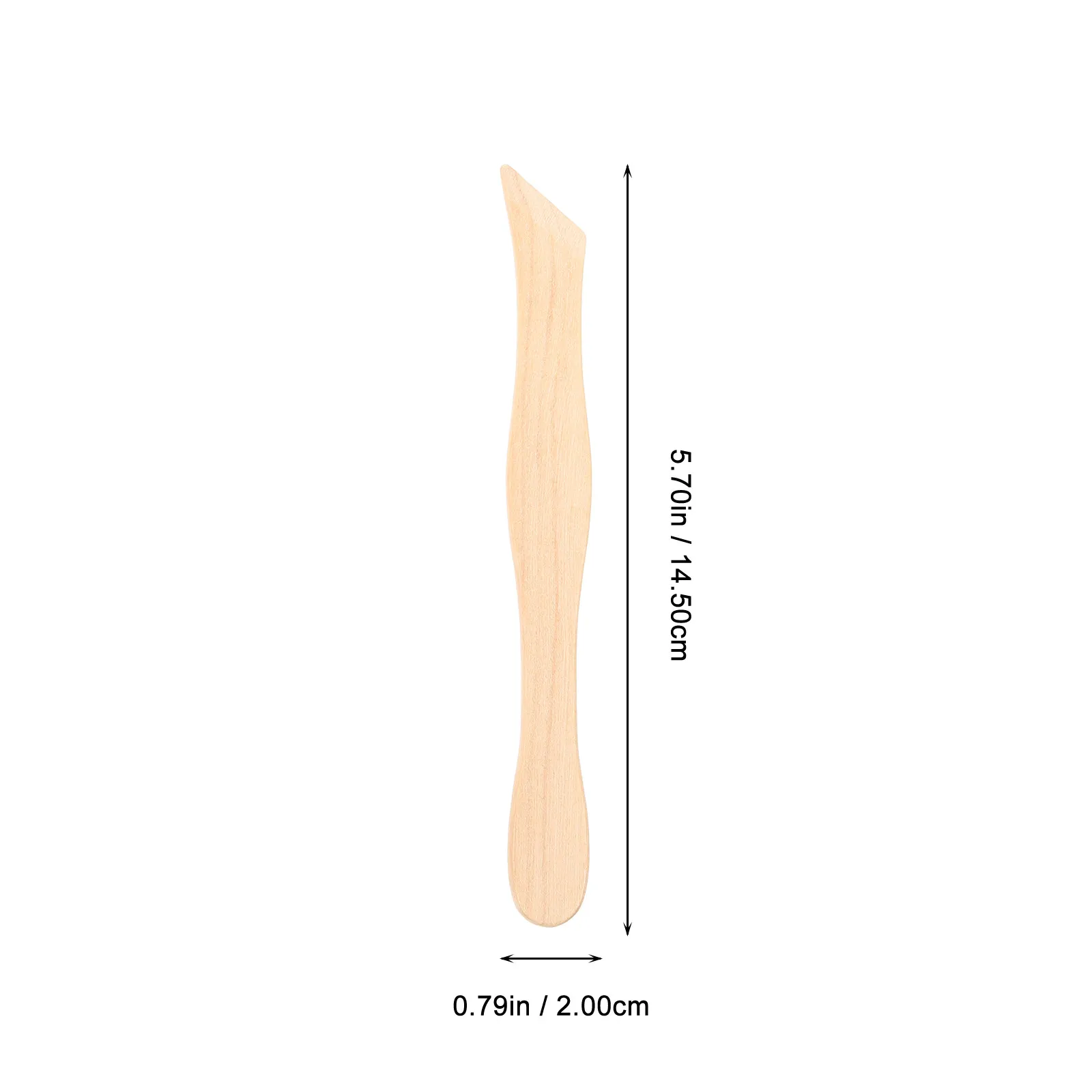 5Pcs Clay Sculpture Tools Set Natural Wood Pottery Trimming Carving Scraping Sculpting Polymer Craft Supplies Ergonomic Design