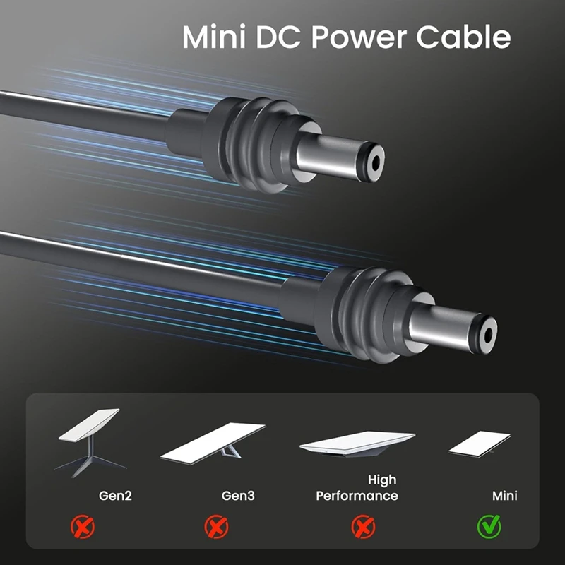 For Starlink Cable For Mini Power Charging, Replacement Power Cable For Starlink Mini Starlink Cable For Mini Power DC