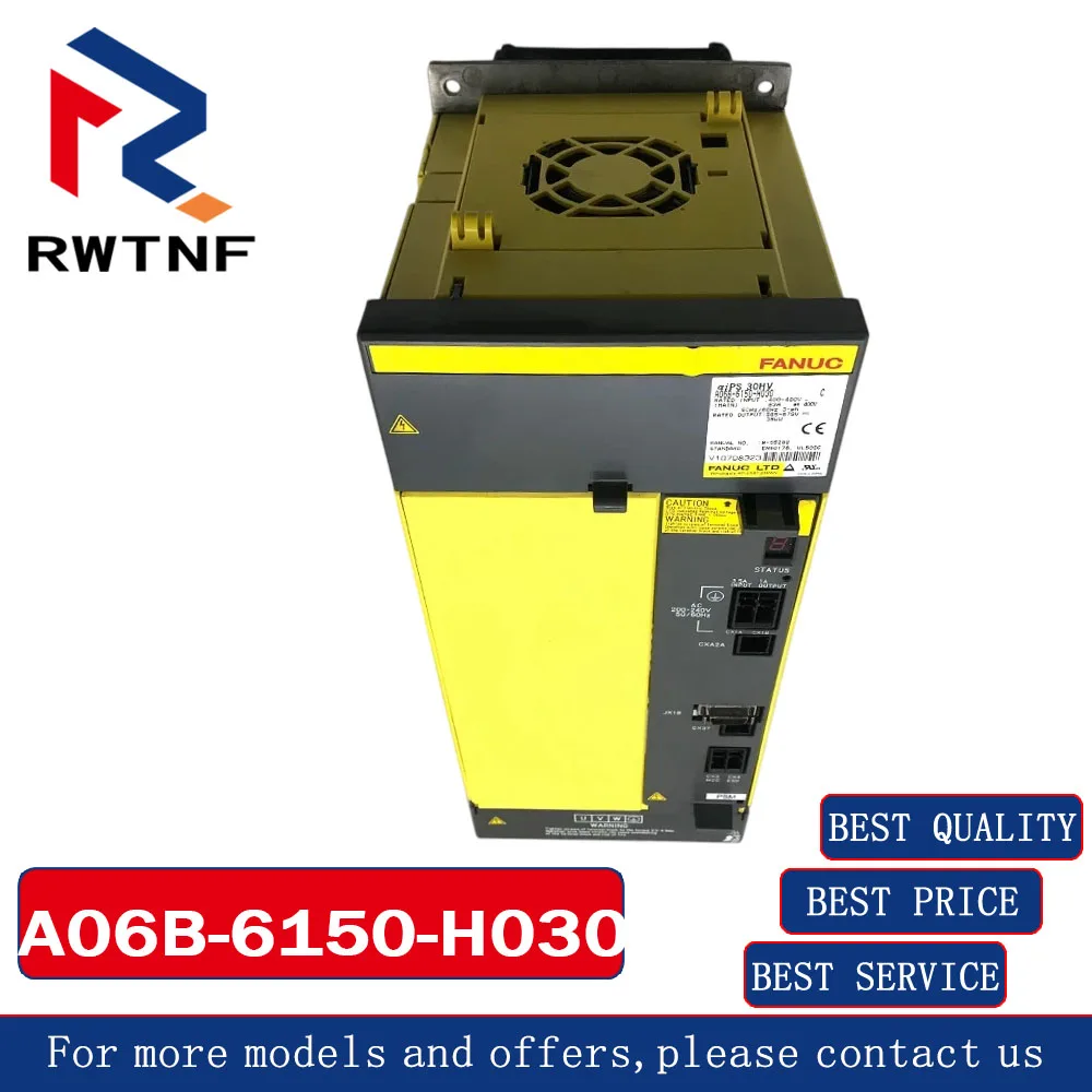 Brand New Genuine A06B-6150-H030 FANUC power supply module driver,100% original warehouse stock