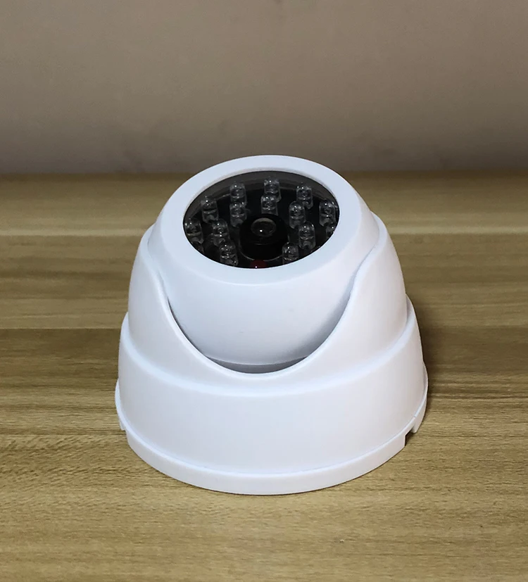 Neue rote blinkende LED-Licht schwarz/weiß Dummy Conch Kamera Home Office Überwachung Sicherheitssystem gefälschte CCTV Überwachungskamera – Detail 14