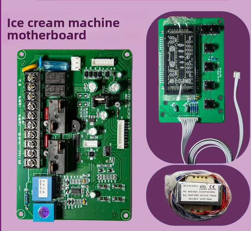 Only 220V Machine Main Control Circuit Board Universal Accessories For Ice Cream Maker