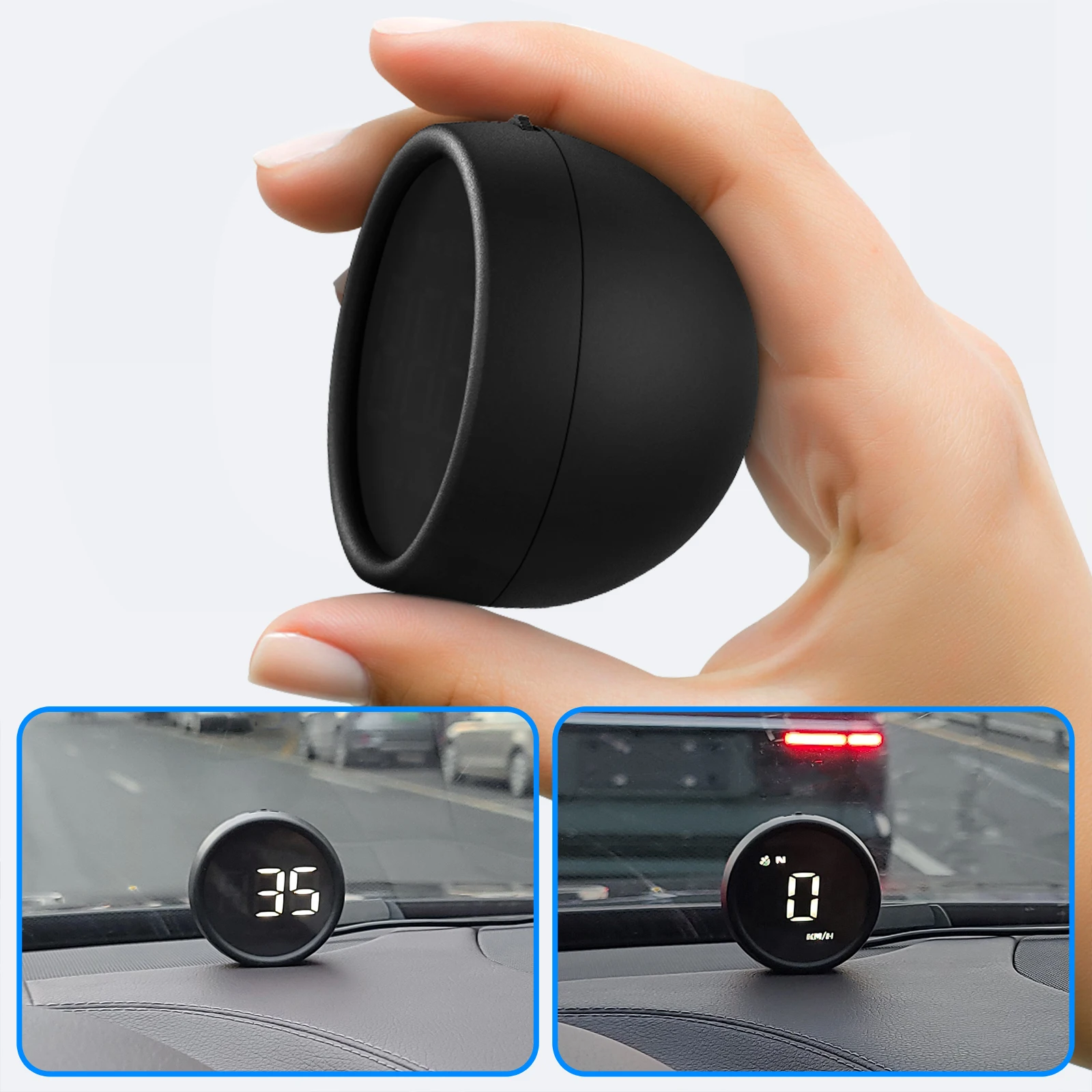 Picture 3: HUD G1 Gps Speedometer Gauge Digital LCD On-board Computer Car GPS Heads up Display Compass Inclinometro Projector For All Cars