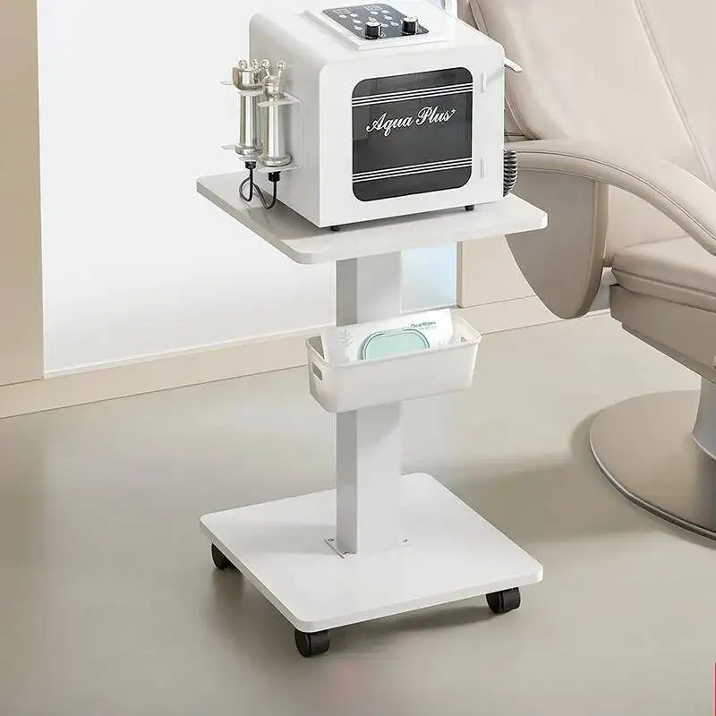 عربة عربة تصفيف الشعر بكرات سبا مساعدة منظم مستحضرات التجميل مساعد معدات الصالون الأثاث مانيكير دعم عجلات السيارة #4