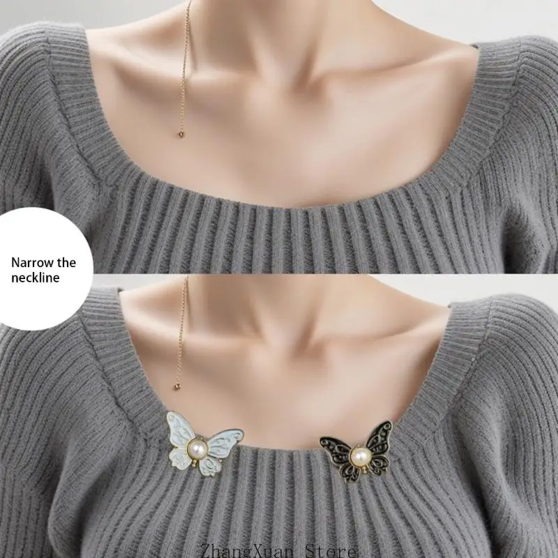Schmetterlings-Taillenverschlüsse aus Metall, 30 Stück für lockere Hosen, passend für 3 x – Detail 8
