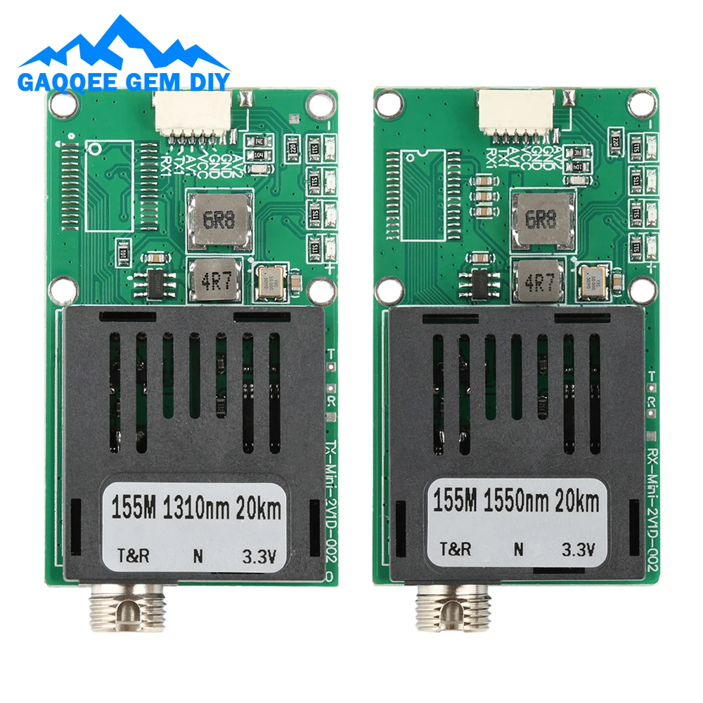 

DC5.5~26V TTL Optical Transceiver Module FC RX/TX/AV/VCC/GND Interface for Drones TTL to Fiber Optic Module Term
