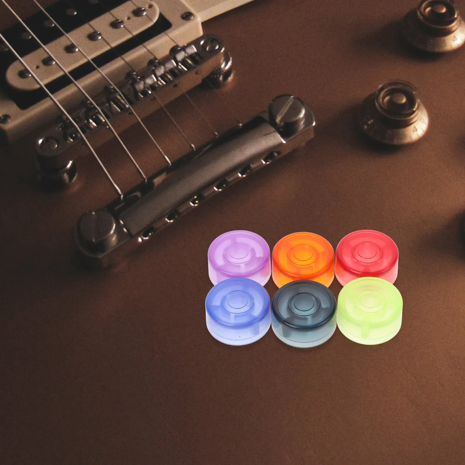 12Pcs Guitar Effect Pedal Footswitch Toppers Plastic Replacement Caps for Sturdy Protection Extended Lifespan Efficient Stepping