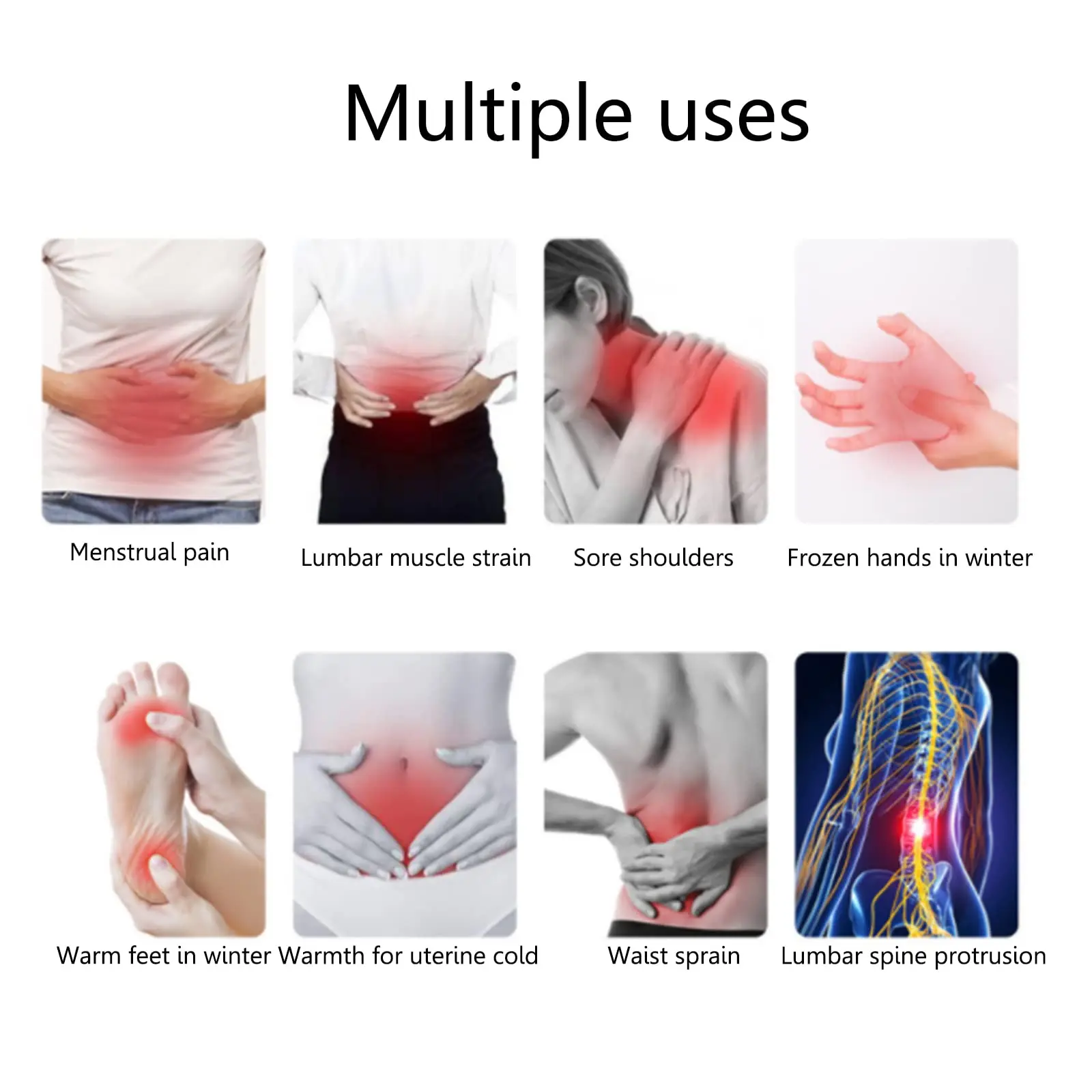 Hot Water Bottle with Cover 1 L Hot Water Bottle Small with Soft Plush Hand Waist Warmer Hot Bottle Belt Rubber Hot Water Bag image 4