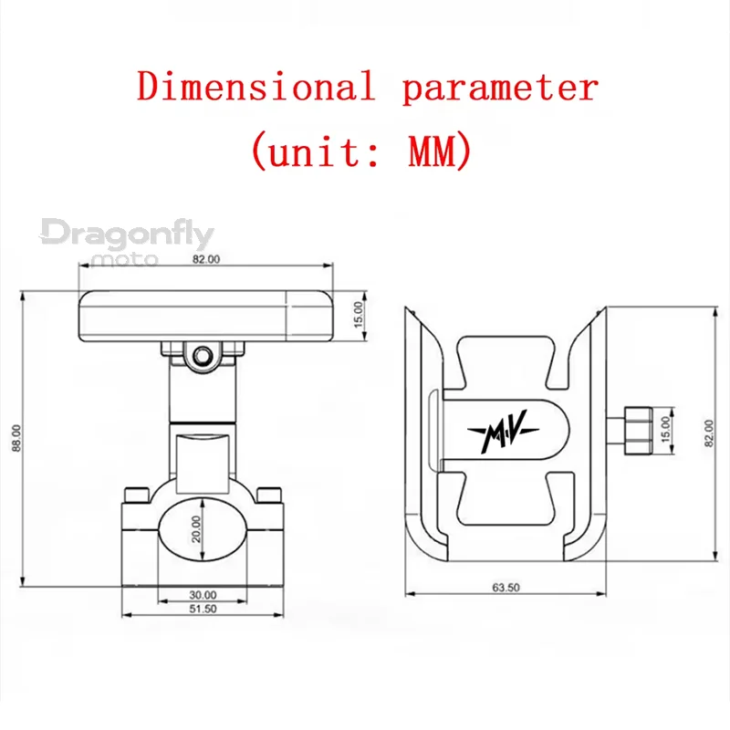 Per MV Agusta 675 800 Brutale 800 1000 Turismo Veloce Accessori Moto Supporto Del Telefono Mobile Staffa di Montaggio di Navigazione GPS
