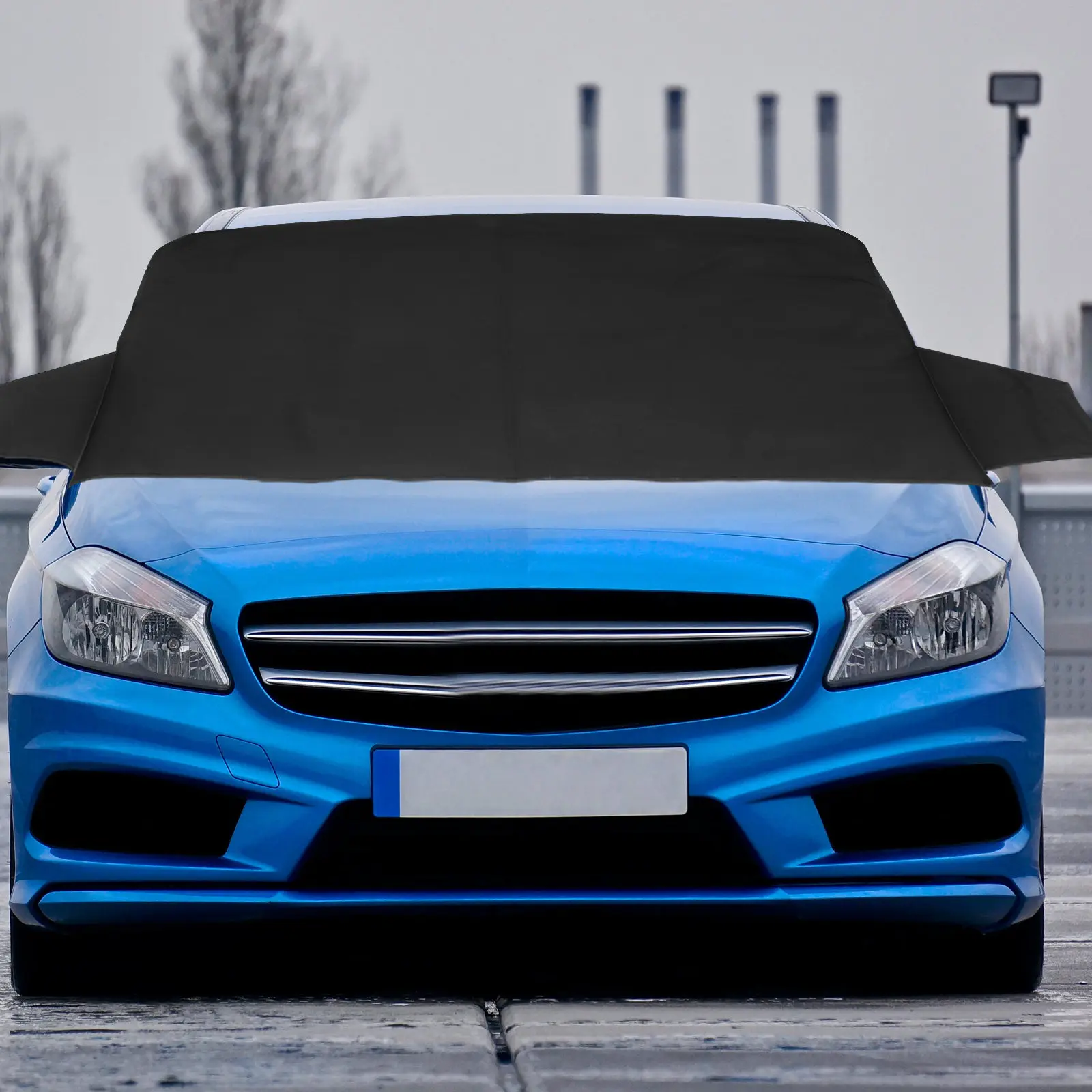 

Премиальный чехол для лобового стекла автомобиля из оксфордской ткани, сверхпрочный, зимний, от снега, инея и льда, универсальный, подходит для всех типов автомобилей, защита от солнца