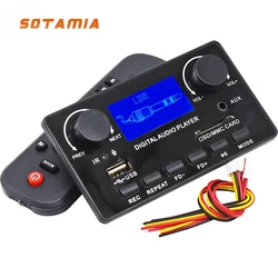 SOTAMIA Lossless Bluetooth Audio Decoding Board Power Amplifier Audio Music Player SD Card U Disk USb Playback FM Home Theater