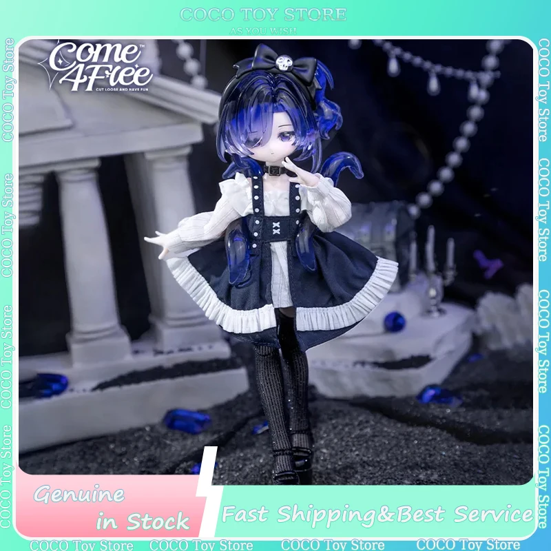 

Come4free Minty Ocean Gemstone Series 1/8 Bjd Movable Model Trendy Blind Box Articulated Collectible Pendant Halloween Gift Toys