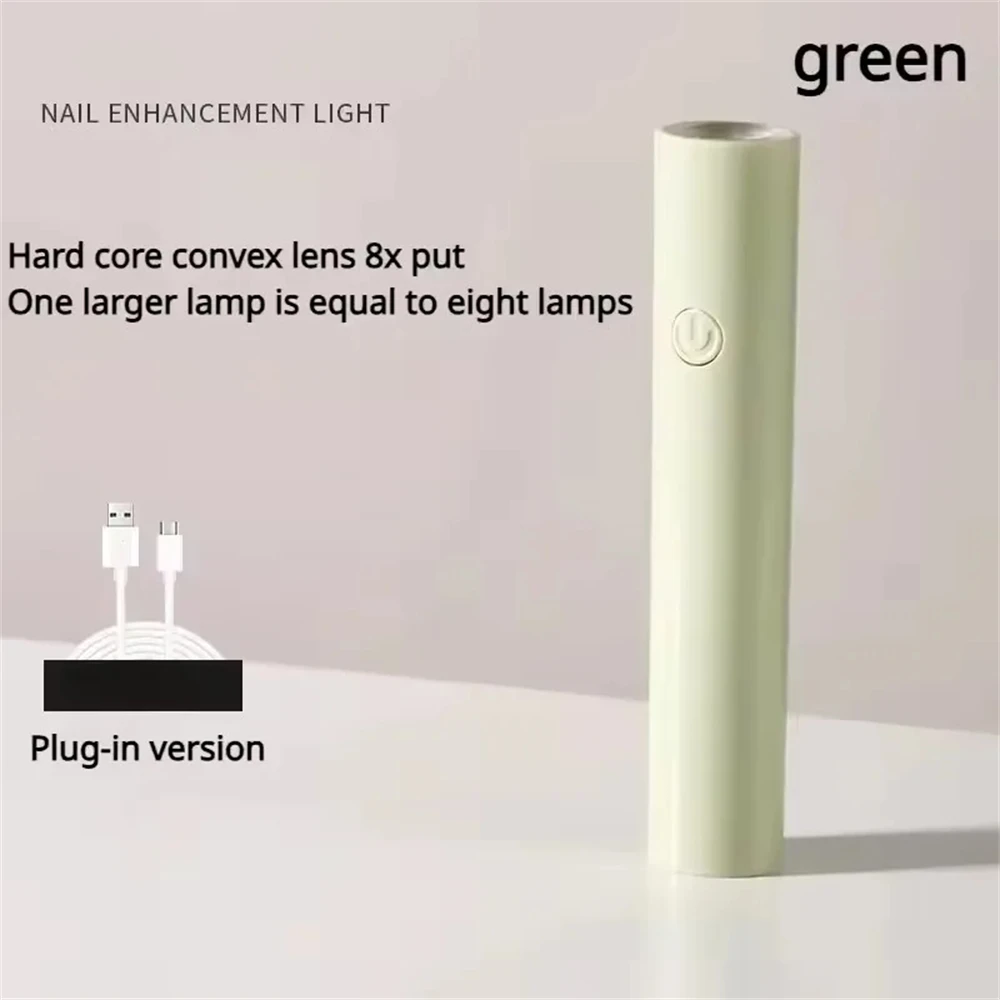 Handheld Mini Nail Lamp Nail Lamp Portable Nail Machine Nail Dryer Tool Manicure Shop Phototherapy Professional Flashlight Pen