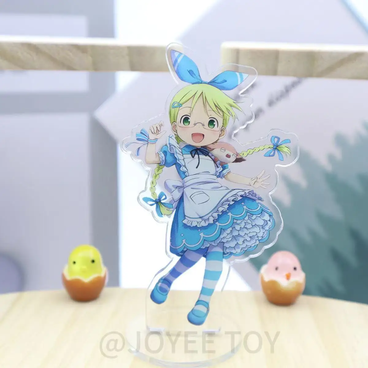 10cm feito no abismo periféricos acg suporte riko figura ornamentos de mesaanach estátua bonito prushka placa de pé faputa brinquedos reg