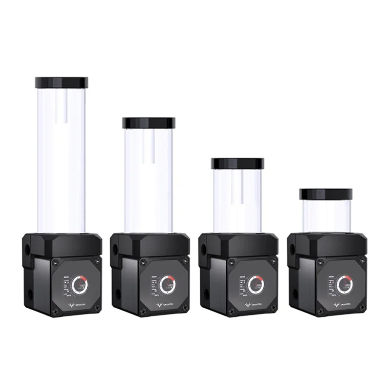 Granzon AIO GFMB Digital Display DDC Combo Pump+Reservoir /Wireless Speed Control 4800RPM /Cylinder Tank Length 60/100/150/200mm