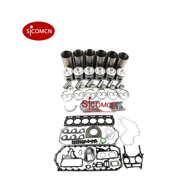 C6.6 Engine Overhaul Rebuild Kit with 24 Valve Kit for Caterpillar Engine C6.6 Excavator 320D Engine Rebuilt Aftermarket Parts