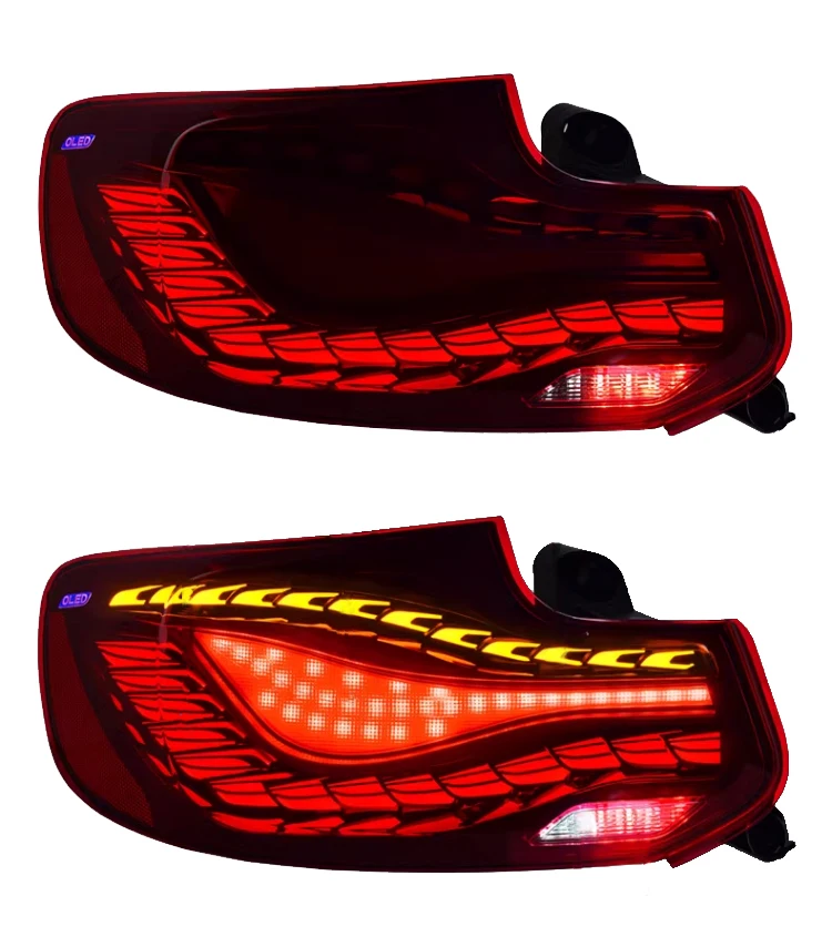 MJ für F22 Rücklicht 2014-2020 F23 F87 Upgrade OLED Rücklicht Dragon Scale LED F22 Rücklicht Rückleuchte