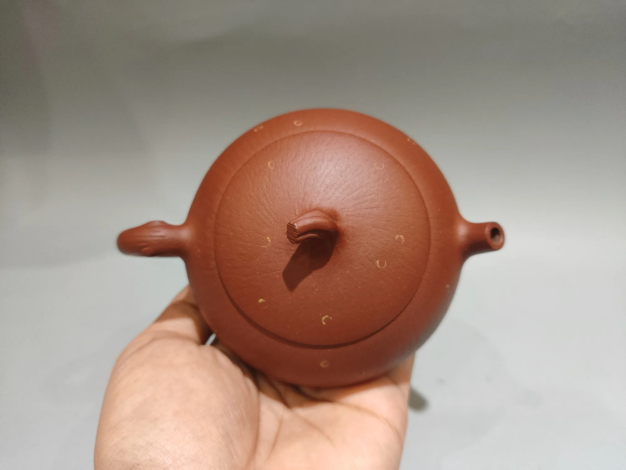 Folk Collection Yingxing Purple Clay Teapot Persimmon pot Persimmon Cover Xishi Pot Wenfang Teapot Kettle
