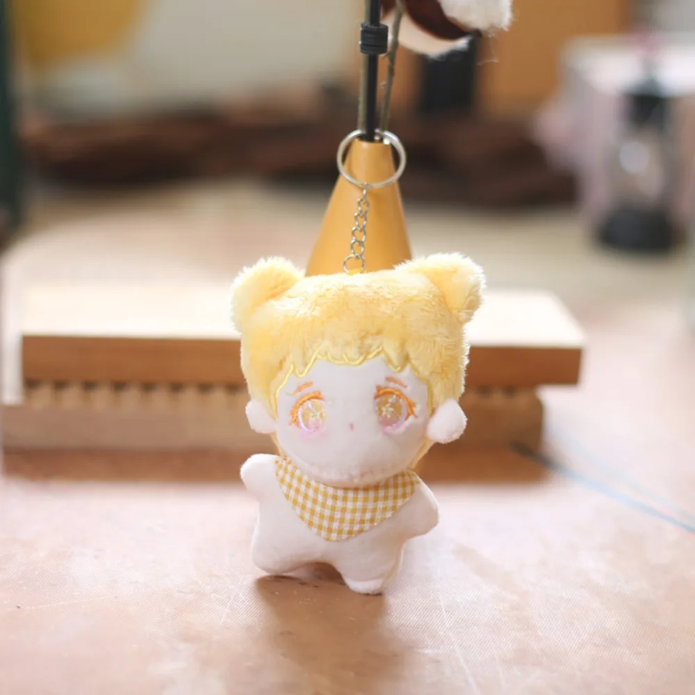 Star Dolls Cotton Doll Pendant Mini 11cm Idol Doll Plush Keychain Soft Cute Cotton Doll Keychain Fans Gift