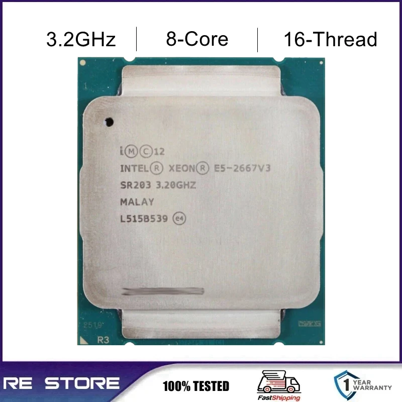Intel Xeon E5 2667 V3 2667V3 3.2GHz 8-Core cpu processor LGA 2011-3