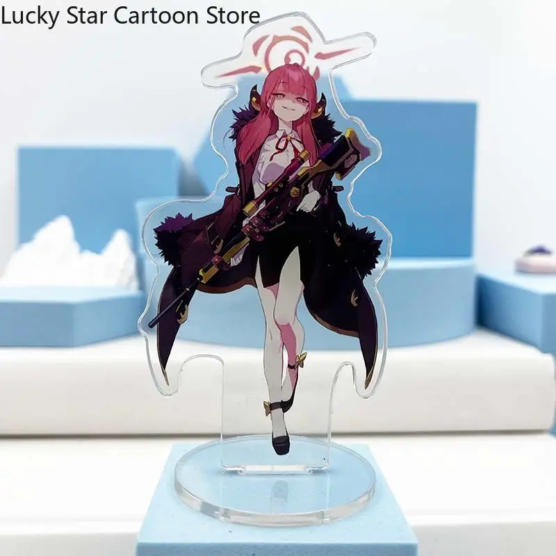 New Cosplay Hot Game Blue Archive Hyakkiyakou School Acrylic Stand Characters Kasuga Tsubaki Waraku Chise Desk Display Standing