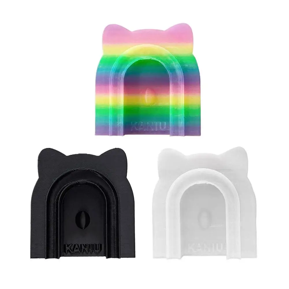 أداة مساعدة جديدة لعين القطة، مجموعة أدوات فنية احترافية محمولة للأظافر، مرآة زجاجية بتأثير عين القطة، صالون أظافر متخصص #6