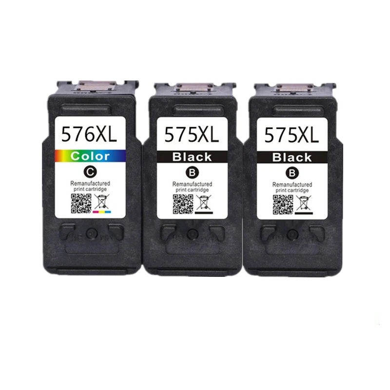 Gereviseerde 575 XL 576 XL PG 575 CL 576 PG-575 CL-576 Inktcartridge voor Canon PIXMA TS3550i TS3551i TR4750i TR4751i Printer
