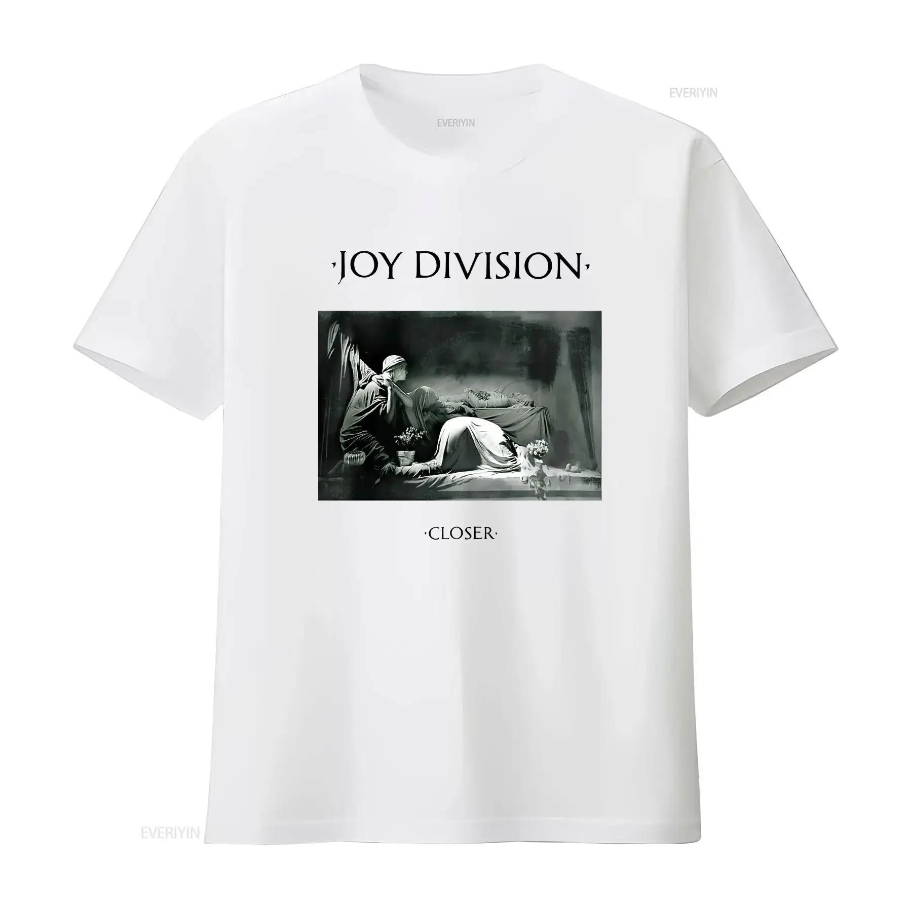 Joy Division Closer T Shirt Mens Licensed Rock N Roll Music Band New White vintage Washed Top For Everyday Wear Slightly Unisex