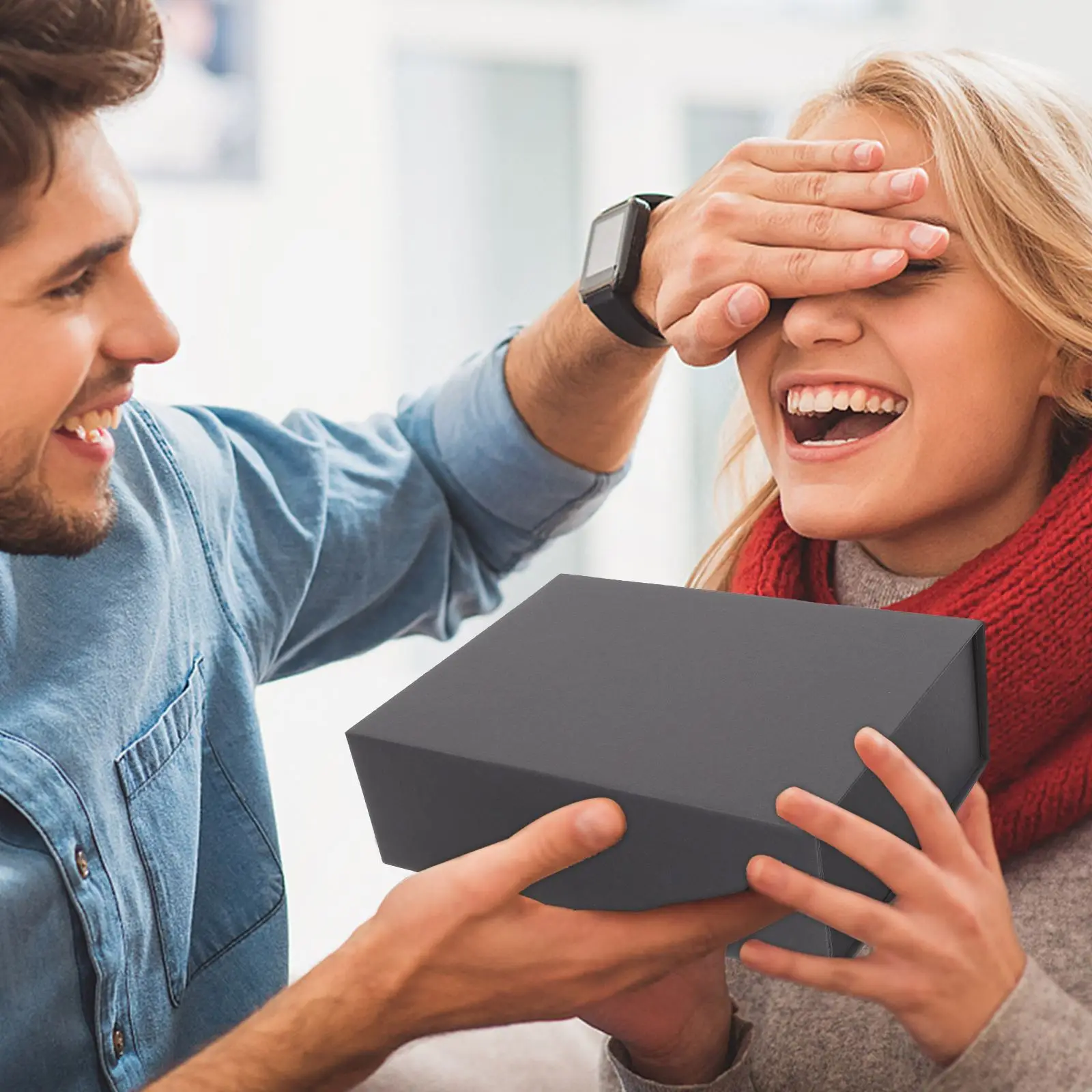 Industrial Cardboard Collapsible Gift Box With Magnetic Closure Lid For Valentine S Day Wedding Party Packaging Boxes