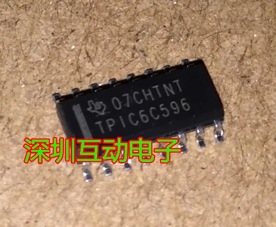 Free shipping   TPIC6C596 TPIC6C596DR TPIC6C596G4 6C596      10PCS