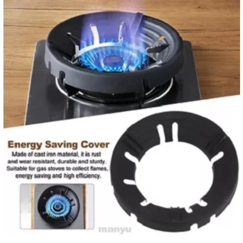 Enamelled Gas Cooker Fire Energy-Saving Cover Windproof Heat-Insulating Reflective Ring Gas Cooker Accessories Fire Windshield