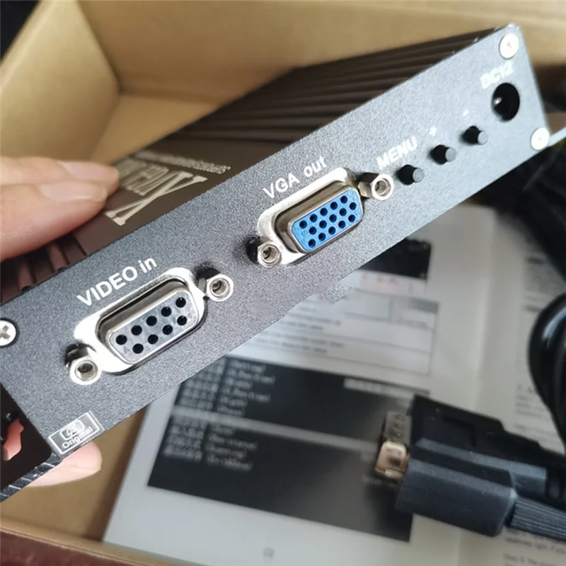 Convertisseur vidéo industriel GBS-8219 XVGA BOX RGB vers VGA RGBS vers convertisseur vidéo VGA (prise US)
