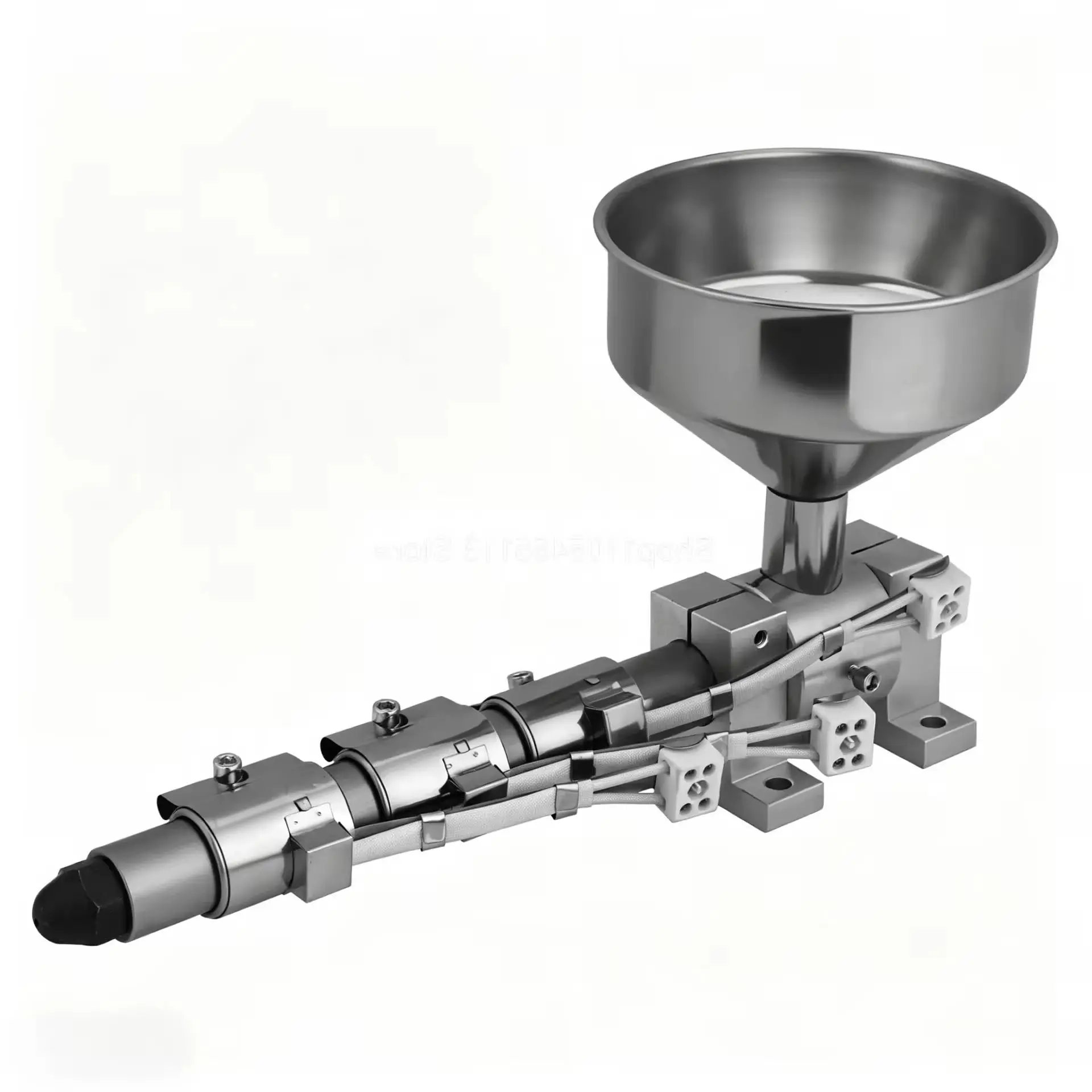 Schneckenextruder Mini-Kunststoffspritzgießmaschine Kleiner Einschneckenextruder Tischmodell ﻿ Extruder-Materialablage