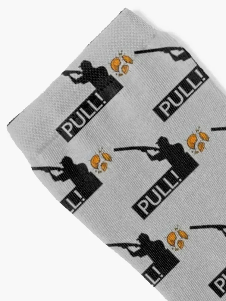 Skeet Clay Shooting Pigeon Trap Bird Hunters PULL! Socks hockey Toe sports Man Socks Women's