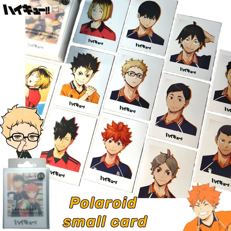 

Новый Haikyuu Hinata Shoyo Кагеяма Тобио двумерные аниме периферийные устройства творческая личность мультфильм Polaroid фотокарта подарок