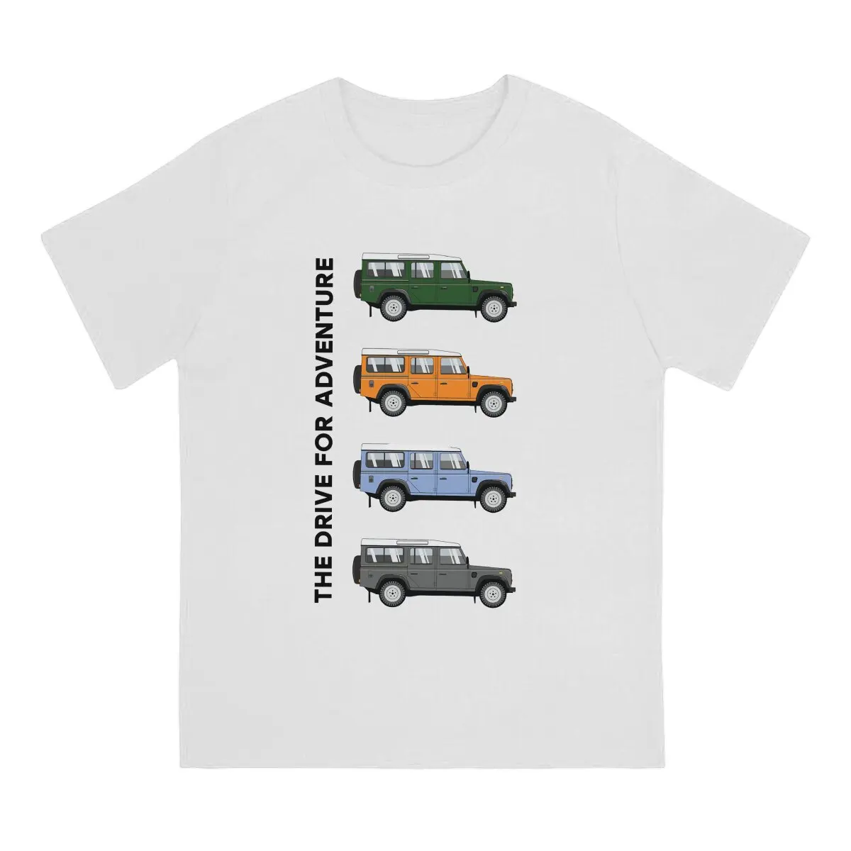 Men's T-Shirts Land Rover Defender 110 Leisure Pure Cotton Tees Short Sleeve Land Rover SUV T Shirts O Neck Clothes Birthday