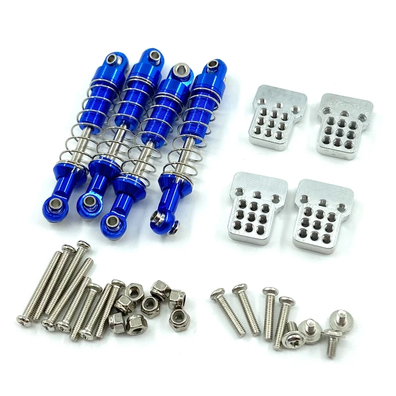 

ODIES-For MN D90 MN-90 MN99S WPL C14 C24 C34 RC Car Metal Shock Absorber With Extension Seat Upgrade Parts Accessories