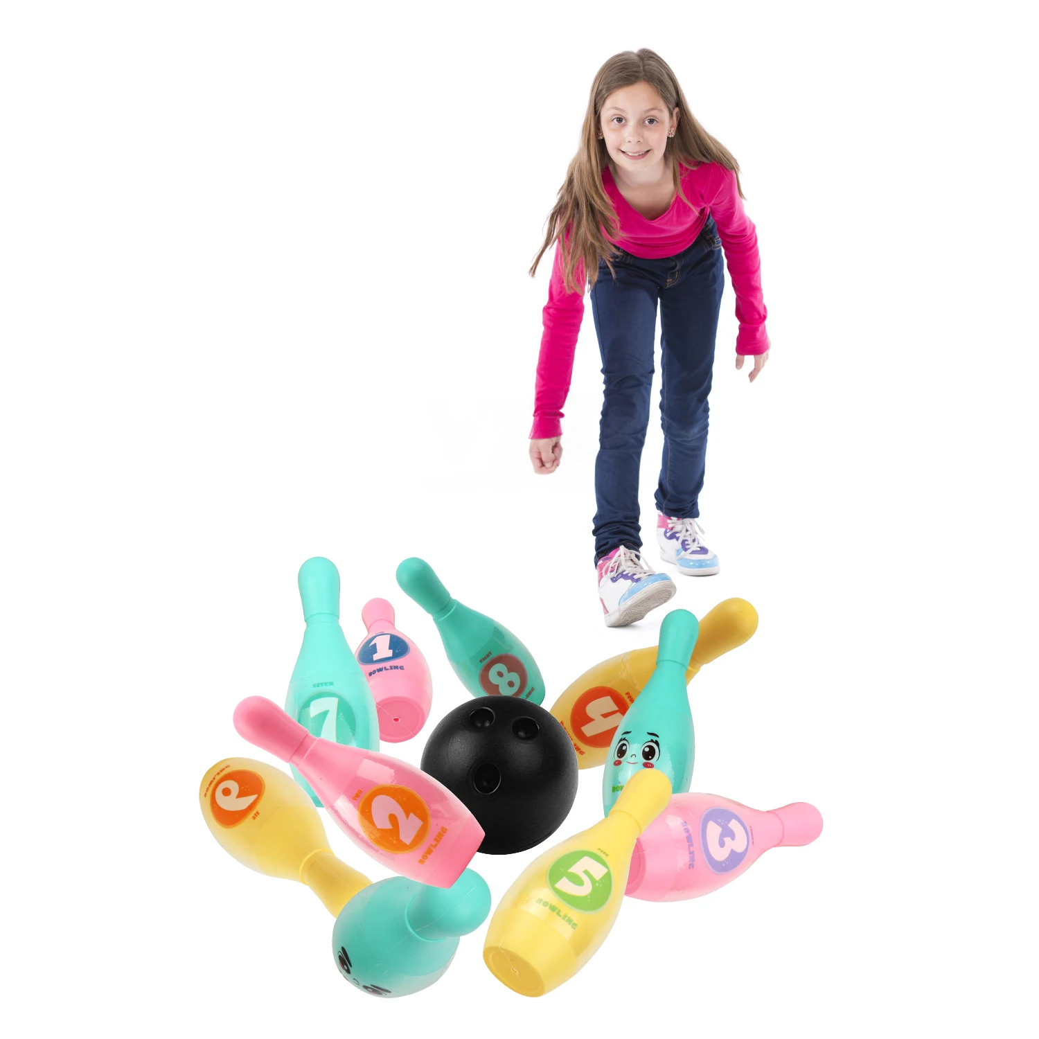 Ensemble de jouets de bowling pour enfants, intérieur, grand, parent, enfant, sports de plein air, loisirs, interaction