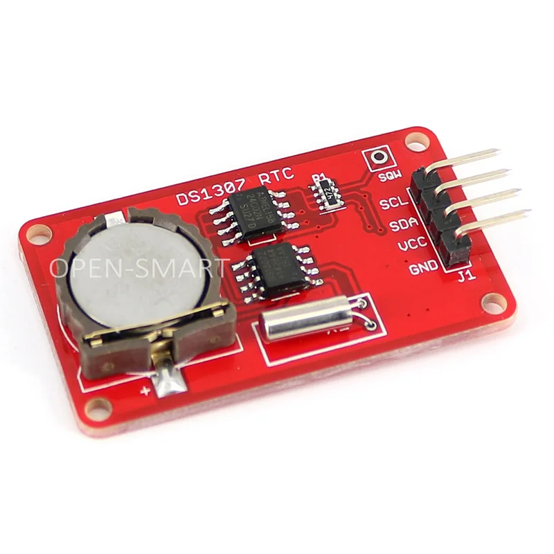 DS1307 Real-Time Clock Module I2C Interface with EEPROM AT24C02 Memory for Programmable Battery Backup