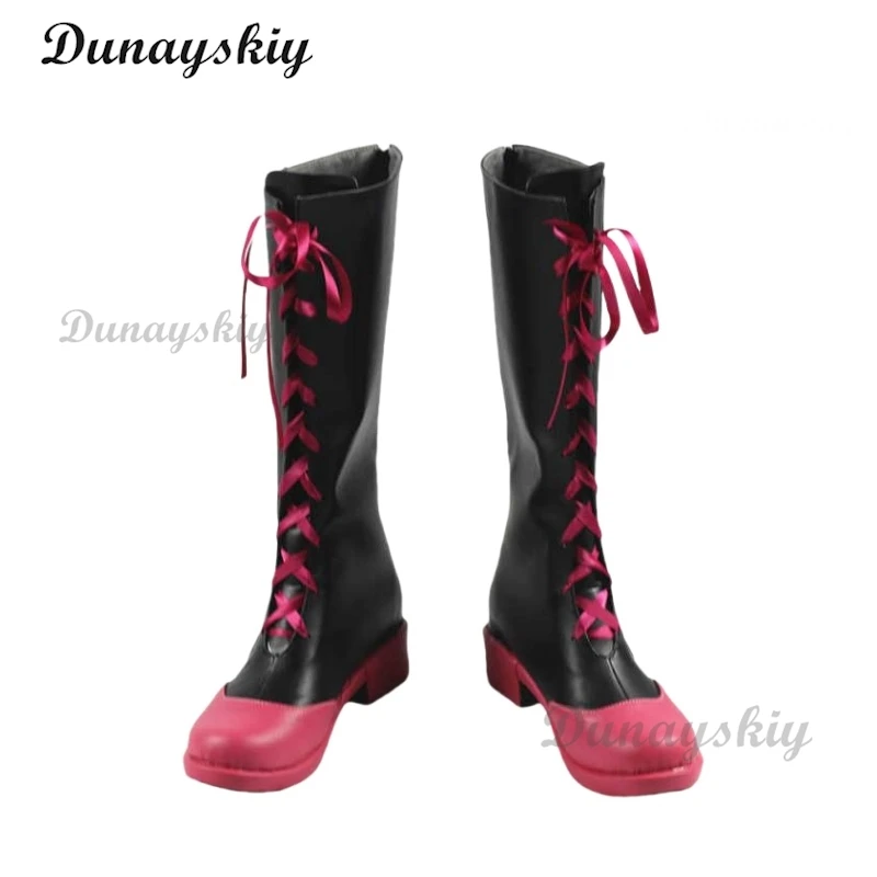 Sword Art Online LLENN Cosplay Shoes Anime SAO Cos Boots Comic Kohiruimaki Karen Cosplay Costume Prop Shoes for Halloween