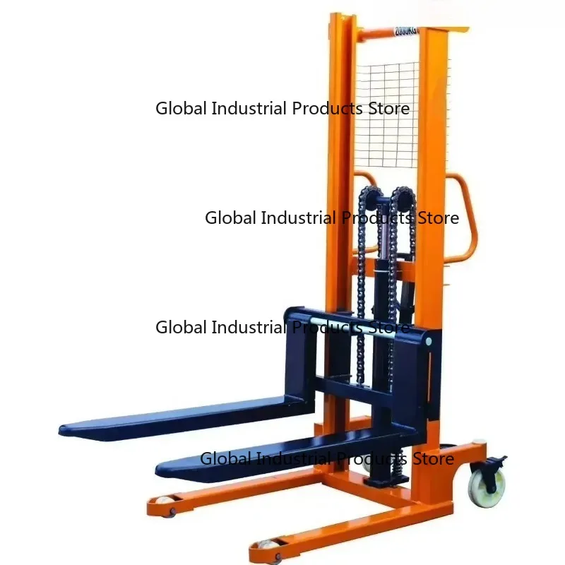 3 Ton Manual Hydraulic Stacker 1.5t Capacity Hand Pallet Truck Self-Loading Standard Model for Warehouse Material Handling