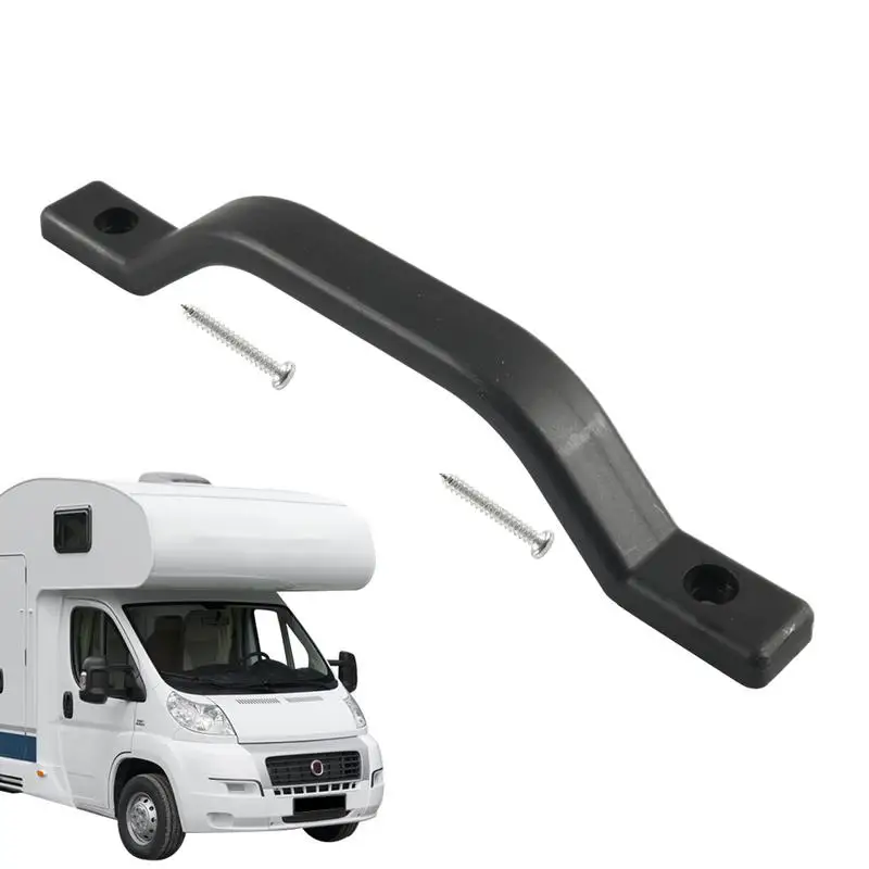 

Grab Handle For RV Door Marine Grab Handle With Screws Anti-Slip Grip Arages Sheds Closets For Motorhome Boats Trailers Door