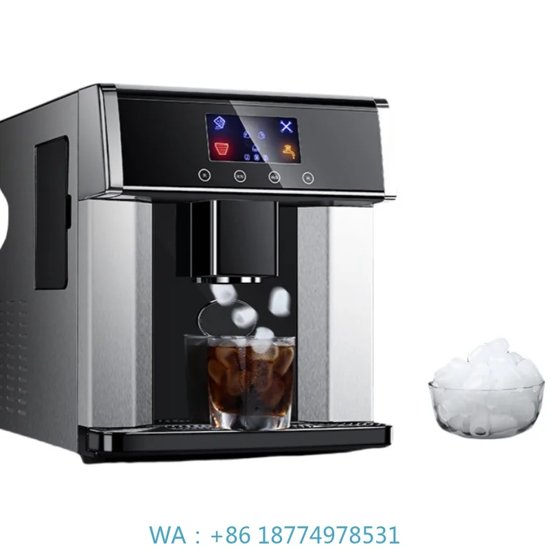 High Appearance Level Desktop 2-in-1 Ice Forming Station, Ice & Water Integrated Layout for Commercial Scenarios