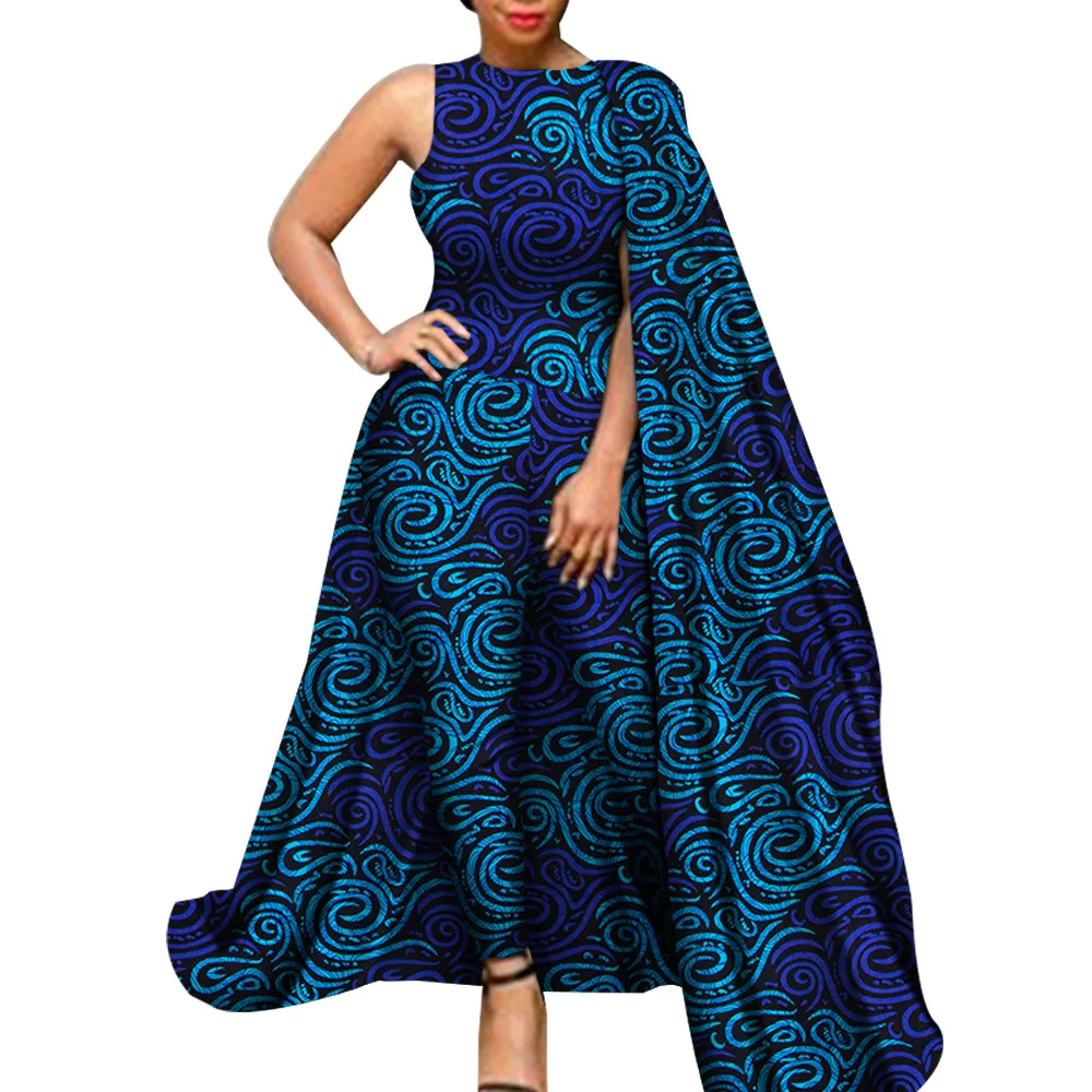 

Women Jumpsuit Vintage Romper Elegant Party Birthday Event African New Fashion African Clothes Dashiki Ankara Print Jumpsuit