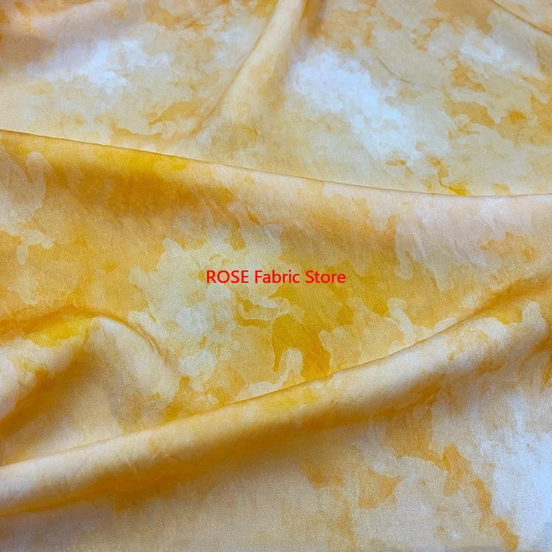 

1-метровая парча с градиентным принтом, хлопчатобумажная ткань, легкая летняя классическая рубашка, брюки, швейная ткань