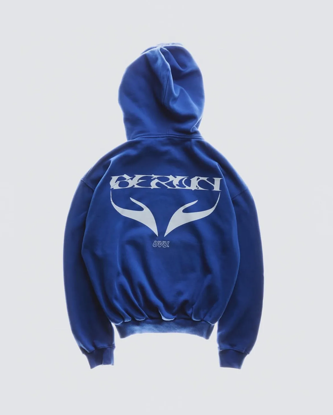 UVU Running 26SS Berlin Limited Blue Hoodie Unisex Sweatshirt for Running Fitness Commute Casual Wear