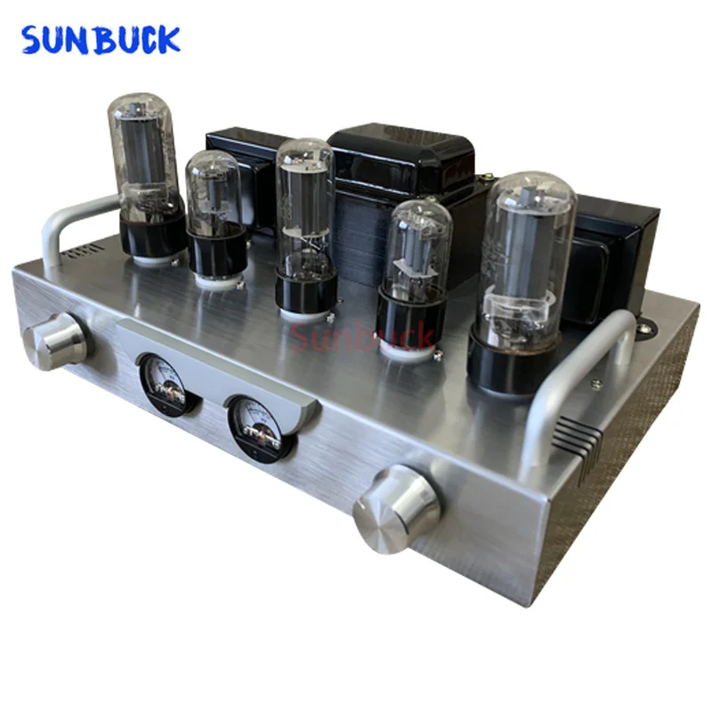 Sunbuck DIY kit luxury high-end 6.5W 2.0 channel 5U4C 6H9C 6P3PT tube amplifier