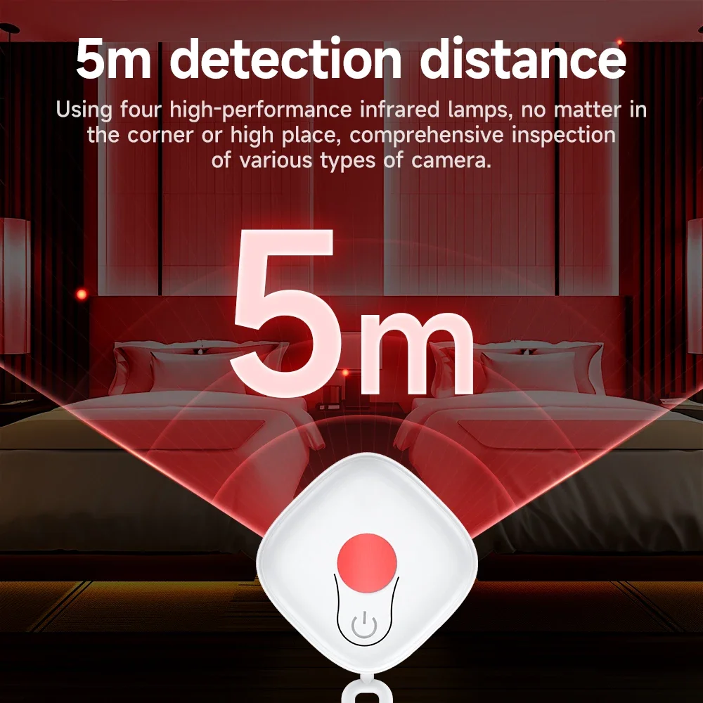 Xiaomi Camera Detector for Anti Candid Security Protection Mini Pinhole Hidden Camera Len Detect Gadget Hotel Peeping Detector