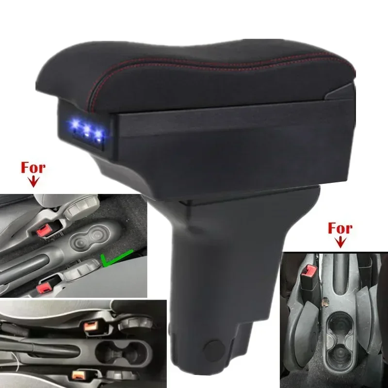 

Central armrest For Fiat 500 armrest box For Fiat CRONOS Car Armrest box Dedicated Retrofit heighten Interior Center Storage box