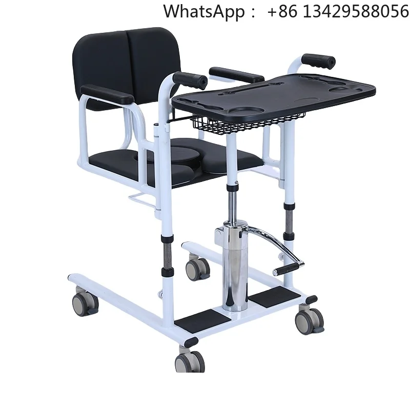 Mobile Lightweight Adjustable Patient Lifting Machine Assisted Patient Lift Hoist Transfer Chair