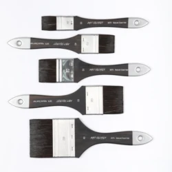 ArtSecret Free Shipping 3875 Oil Painting Gesso Art Brush Anti-Drop Goat Hair Wooden Handle Artist Tool Supplies